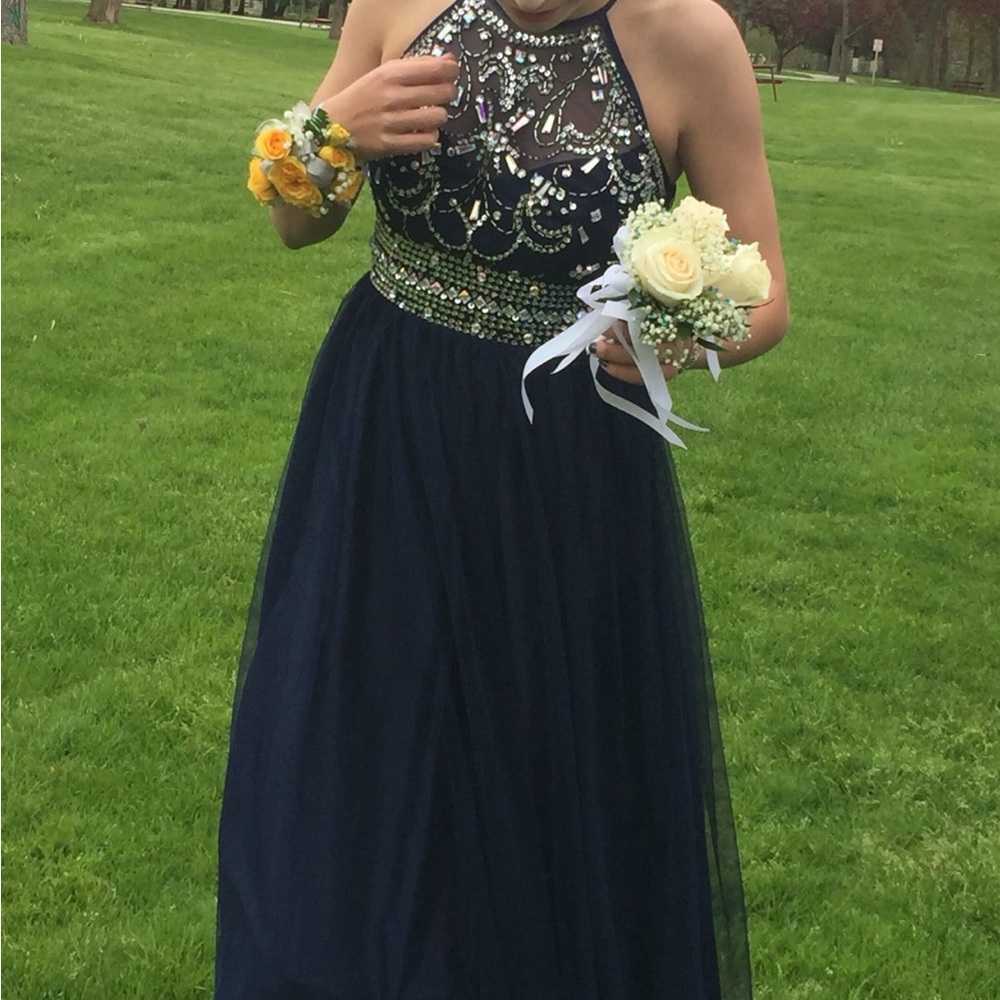 High Neck Prom Dress
